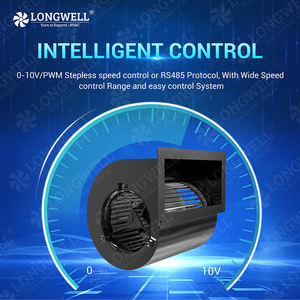 LONGWELL Atacado 197mm Ventilador Centrífugo DC 24V 48V 310V Alta Eficiência de Economia de Energia Ventilador Centrífugo para AHU - Product Image 4