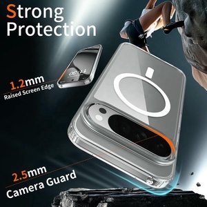 <span class=keywords><strong>Coque</strong></span> de téléphone portable transparente magnétique anti-jaunissement pour Google Pixel 11, 11 Pro, 10 Pro, 10 Pro XL 5G, 9, 9 Pro, 8, 7, 6, 10A, 9A, 8A, <span class=keywords><strong>7A</strong></span>, 6 - Product Image 6