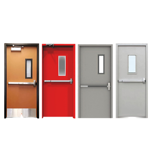 Venta Directa de Fábrica: Puerta de Entrada de Seguridad Contra Incendios, de Acero, con Clasificación de Resistencia al Fuego, para Hospital, Apertura Manual, Diseño Moderno - Product Image 4