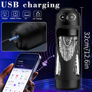 Copa de Masturbación Automática BANSEY Clear View con Vibración Potente para el Clímax, Recargable por USB, Silenciosa, Varita Estimuladora para Hombres - Product Image 6