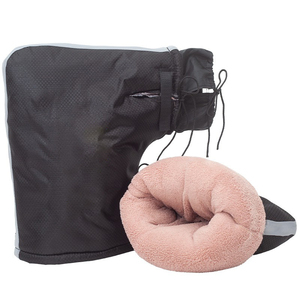 Mùa Đông Tay Lái Bìa Ấm Tay Lái Găng Tay Xe Đi Xe Đạp Windproof Tay Lái Cho Xe Máy - Product Image 1