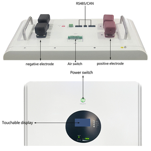 แบตเตอรี่ SMS 51.2V BMS ความจุ 300Ah 15Kwh-30Kwh ระบบโซลาร์เซลล์แบบเรียงซ้อนได้ แยกส่วน ใช้ในบ้าน ระบบไฮบริดกริด CAN - Product Image 3