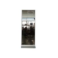 Smart 43 LCD Floor Stand Mirror Display para Fitness Yoga Sport Body Sensor Baño Señalización digital Aplicación de video Ascensores