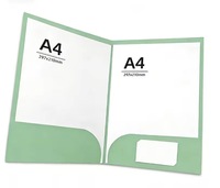 XRX A4 A5 Dossiers de présentation de luxe à double pochette, services personnalisés, dossiers de catalogue d'entreprise pour le stockage de feuilles