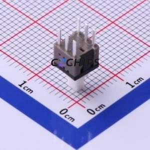 TK-6580-2 Push Button Switch Through hole Component (THT) Switch Double Pole Double Throw No Lock Square Plunger Through Hole - Product Image 2