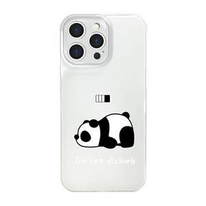 Funda para Teléfono con Diseño de Panda Acostado, Borde Recto, Protección Total para iPhone 7 8 X Xr Xs 11 12 13 14 15 16 17 Pro Max Plus - Product Image 1
