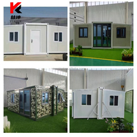Tragbares, ausklappbares Haus auf Rädern, 20ft/40ft erweiterbares Fertigcontainerhaus, modulares Tiny Home, fertig gebaut, 3 Schlafzimmer, faltbar