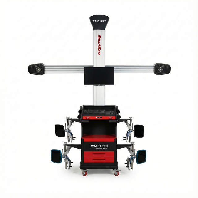 Oem Best Sale X861 Pro Car Wheel Aligner Machine 3d Computer Camera Beam Automatic Track System Car Alignment