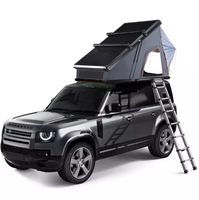 Tente de toit de voiture XINQI Premium pour 2 personnes, durable, imperméable, pour le camping en toutes saisons, aventures en plein air, ouverture automatique rapide