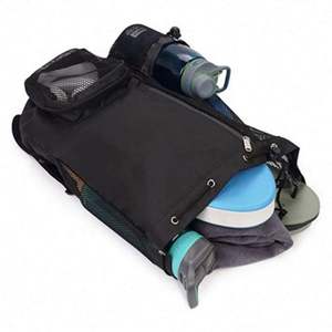 New Arrival Mesh Swimming Bag Lightweight Foldable <b>Drawstring</b> <b>Backpack</b> Sports Gym Bag - Product Image 6