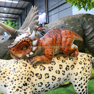 Productos para Parques de Atracciones, Animatrónicos Robóticos, Bebé Pachycephalosaurus Realista, Marioneta de Dinosaurio Robot en Venta - Product Image 2