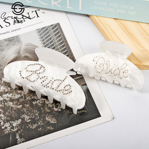 Goreisi pointu strass griffe arrière de la tête accessoire pince à cheveux 2023 nouveau nœud papillon - Product Image 4