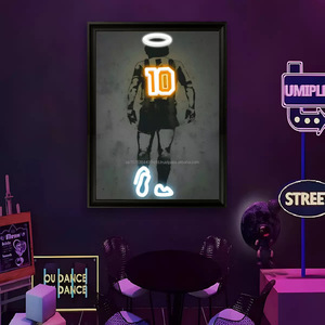 Cadre photo LED décoratif, éclairage néon, lumière d'ambiance pour chambre, bar, fête, tableau lumineux alimenté par USB, enseigne lumineuse 5V PVC - Product Image 5