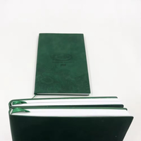 Carnet de notes/journal en cuir PU avec papier A5 gaufré et couché, écologique, faible MOQ, pour la planification quotidienne
