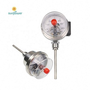 Medidor de temperatura de montaje en panel de acero inoxidable de 4 pulgadas con illary - Product Image 5