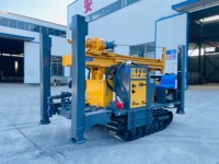Machine de forage hydraulique portable pour puits d'eau, petite, professionnelle, pour forages de 200 mètres de profondeur