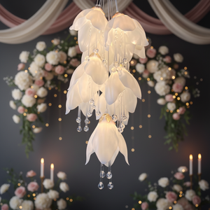 Éclairage de mariage à la fleur de <span class=keywords><strong>jasmin</strong></span> - Décoration créative pour la salle de mariage, y compris des décorations suspendues et des lumières de plafond. - Product Image 5