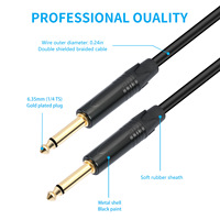 Peek Performance XRL câble micro XLR 1/4 "Dazzle câbles de guitare RCA 1.5M pour caméra projecteur Audio fidélité inégalée voiture