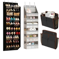 Sac de rangement suspendu pour porte, cube mural en polyester pour chaussures, vêtements, bijoux, jouets, chambre, salon, placard, organisation moderne et minimaliste