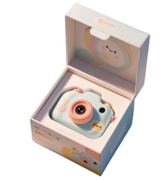 Boîte d'emballage en carton avec couvercle, finition mate, doublure en éponge, pour appareils photo pour enfants - Certifié Vietnam, Luxe Haut de Gamme