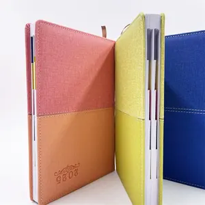 2025 New Arrivals Colorblocked Simple Cover Yearbook Calendar Journal Notebook Planner Business Diary