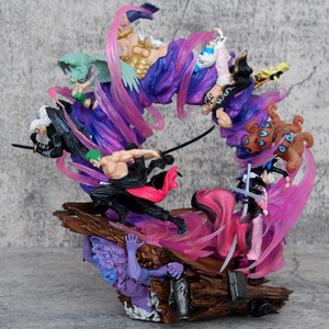 Gran oferta, figura de acción de PVC Roronoa <span class=keywords><strong>Zoro</strong></span> de 23CM, <span class=keywords><strong>One</strong></span> Pieces GK LS, King Throne <span class=keywords><strong>Zoro</strong></span>, modelo de doble cabeza, colección de adornos de juguete de Anime - Product Image 3