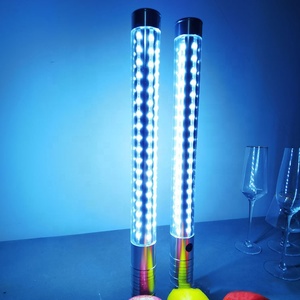 Nouveau 45CM Alliage D'aluminium Clignotant Glow Wine Stick Led Bouteille Service Sparklers Bouteille Topper Led Strobe Baton Lumière Bouchon De <span class=keywords><strong>Vin</strong></span> - Product Image 2