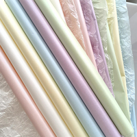 Papier de soie de haute qualité, jetable, écologique, 26 GSM, 50*70 cm, effet nacré, pour emballage de fleurs, papier fin pour bouquets, pour fleuristes