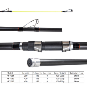 คันเบ็ดตกปลาคาร์บอนหล่อจากโรงงานทุกชนิด0.5ม.-20ม. ใช้งานรวดเร็ว60-350กรัมคันเบ็ดตกปลา - Product Image 2