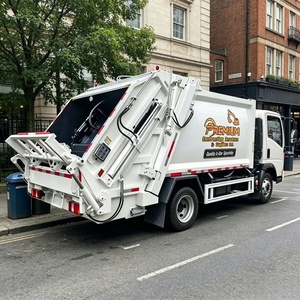 HOWO 4*2 Garbage Removal Truck 8 Cubic Compressed Garbage Truck for Sale - Product Image 3