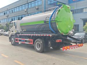 FOTON AUMAN 13-15CBM Vacuum Sludge Suction Truck, Fast Vacuum Suction Sewage Truck for Septic Pit & Wastewater Treatment Export - Product Image 3