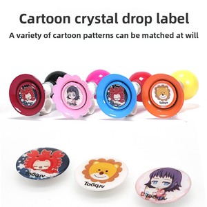 <span class=keywords><strong>Klaxon</strong></span> de vélo pour enfants, sonnette en fer super puissante pour vélo d'équilibre, accessoires de sonnette de dessin animé pour bébé, tout-en-un - Product Image 4