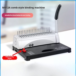 Relieuse à anneaux en plastique personnalisable avec 21 trous, manuelle, pour contrats, appels d'offres, dossiers d'archives et devis - Product Image 3