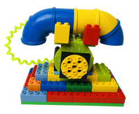 Juego de bloques de codificación inteligente sin pantalla ICBlocks, juguete de construcción electrónica DIY, caja de herramientas de enseñanza preescolar, modelo de juguete para regalo, ROBOT STEM