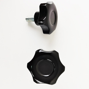 Black Bakelite Hexagonal Handle M10x63 M18x63 Cabinet Furniture Knob Geometric Shape KH-485 - Product Image 2