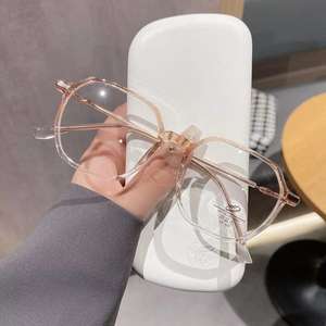 Gafas Geométricas de Montura Completa 8879, Lentes de PC con Protección Anti Luz Azul TR90, Unisex, Ligeras - Product Image 4