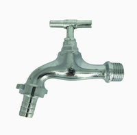 Robinet d'extérieur en laiton et alliage de zinc à ouverture lente, 1/2 pouce, 3/4 pouce, avec poignée monobloc, pour machine à laver