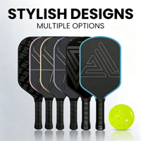Raquette de pickleball haute performance approuvée USAPA, sans bordure, norme internationale, construction durable, absorption des chocs, équilibrée