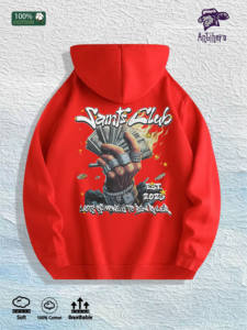 Saints Club Money Grafikli Kapüşonlu Üst %100 Pamuk ABD Deposu 7 Renk - Product Image 6