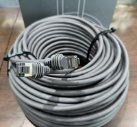 Câble Starlink Version Optimisée 3 V3, Kit Internet Satellite GEN3 de 33 Pieds, Câble Numérique à Sortie Unique avec Accessoires