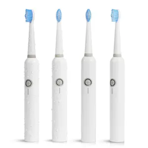 Escova de dentes eletrônica vibratória, vibratória automática à prova d' água para adultos pt5, barata, alimentada por bateria, oem