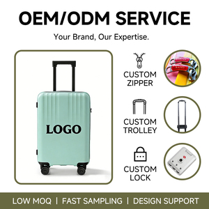 Valise légère en PP, 20 pouces, coque rigide, grande capacité, bagage à main, valise de <span class=keywords><strong>cabine</strong></span> simple pour voyages d'affaires - Product Image 5