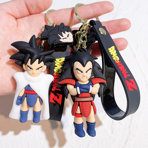 Vente en gros de <span class=keywords><strong>porte</strong></span>-clés en PVC 3D, accessoires mignons de dessins animés, <span class=keywords><strong>porte</strong></span>-clés Son <span class=keywords><strong>Goku</strong></span> - Product Image 3