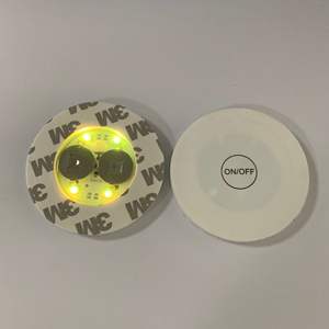 Stiker Logo LED, promosi kualitas tinggi Coaster LED merekat sendiri stiker lampu botol Konser Bar - Product Image 5