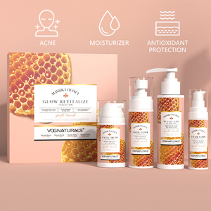 Set <span class=keywords><strong>de</strong></span> Cuidado Facial con Miel <span class=keywords><strong>de</strong></span> Manuka OEM, Gel Limpiador y Tónico, Tratamiento Antibacterial <span class=keywords><strong>para</strong></span> el Acné, Hidratación Profunda, Luminosidad Durante Todo el Día, <span class=keywords><strong>Para</strong></span> Todo Tipo <span class=keywords><strong>de</strong></span> <span class=keywords><strong>Piel</strong></span> - Product Image 3