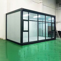 Maisons préfabriquées modulaires personnalisables à bas prix, mini-conteneurs de 40 pieds et 20 pieds, démontables, en kit, pour bureau à domicile