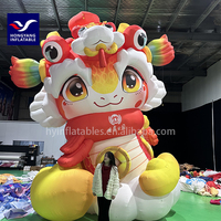 2025 ans mascottes nouvel an chinois serpent gonflable, ballon serpent géant gonflable pour la publicité