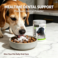 Poudre dentaire pour chien : Élimine la plaque et le tartre, rafraîchit l'haleine, complément de soin buccal naturel à base d'algues marines