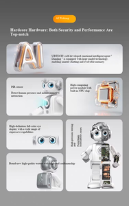 Sheng Qiong Wukong 2.ª Generación, Robot Educativo con IA, Pantalla LCD, Plástico, Vtech Jotbot Ozobot, Estilo Capitán América, Interactivo - Product Image 3