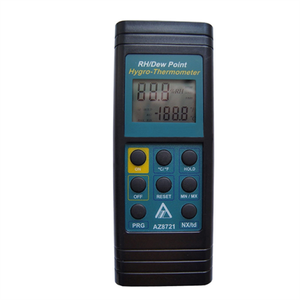 TTLTES 8721 AZ igrometro ad alta precisione misuratore di umidità domestico PC ABS <span class=keywords><strong>misura</strong></span> indiretta della temperatura - Product Image 1